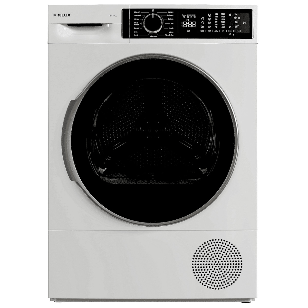 Στεγνωτήριο Ρούχων 9 kg, A++ TDF-9AD3, Finlux